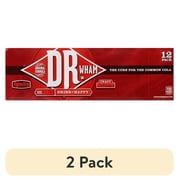 (2 pack) Buffalo Rock Dr. Wham Cola Soda Pop, 12 fl oz, 12 Pack Cans