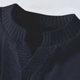 thumbnail image 4 of M-4X Plus Size Sweaters for Men Long Sleeve Big & Tall V Neck Sweatshirts Mens Casual Solid Color Pullover Knitted Thermal Warm Sweater Shirts, 4 of 8