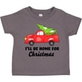 thumbnail image 3 of Inktastic I'll Be Home for Christmas Truck with Tree Boys or Girls Toddler T-Shirt, 3 of 5