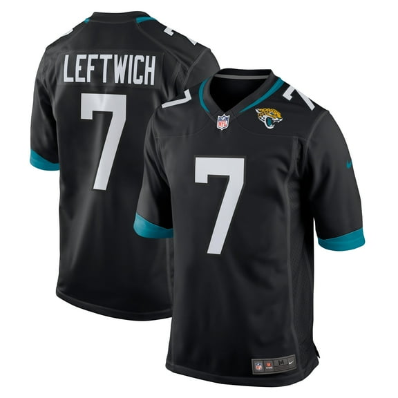 Men's Nike Byron Leftwich Black Jacksonville Jaguars Retired Player Alternate Game Jersey