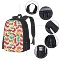 thumbnail image 3 of Balery Colorful Butterflies Backpack for Men and Women - Durable 600D Oxford Cloth -Large Capacity, Water-Resistant School, Travel, and Hiking Bag, 3 of 7