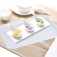 thumbnail image 6 of Makeup Tray Office Drinks Multifunctional Bathroom Home Serving Tray Platter white, 6 of 8