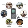 thumbnail image 3 of AM FM Portable Radio Personal Radio with Headphones Radio with Rechargeable Battery Digital Display Stereo Radio, 3 of 7