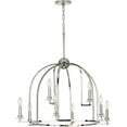 thumbnail image 3 of P400187-104-Progress Lighting-Seneca - Chandeliers Light - 9 Light in Farmhouse style - 30 Inches wide by 20.88 Inches high-Polished Nickel Finish, 3 of 14