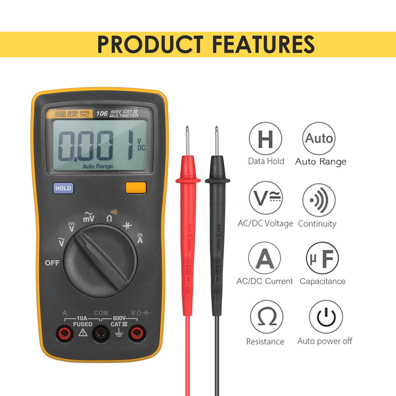 Buy FLUKE 6000 Counts Mini Palmsized Multimeter Digital Multimeter