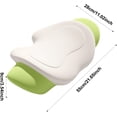 thumbnail image 3 of Ergonomic Lumbar Support Pillow for Sleep & Sitting, Memory Foam Waist Cushion for Back Pain Relief, Ideal for Bed, Office Chair, and Car Seat - Breathable Backrest Support Pad (Pink), 3 of 11