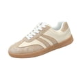 thumbnail image 2 of Willtoo Womens Platform Sneakers Lace Up Low Top Round Toe Trainers Lightweight Gum Sole Fashion Casual Walking Tennis Shoes, 2 of 5