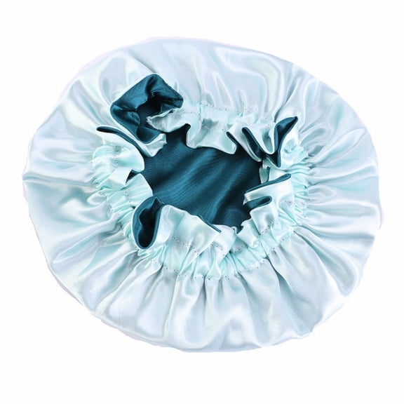 Elegant Parent Child Matching Lace Satin Nightcap Imitation Silk Hair Design Sleeping Cap for Ladies and Kids