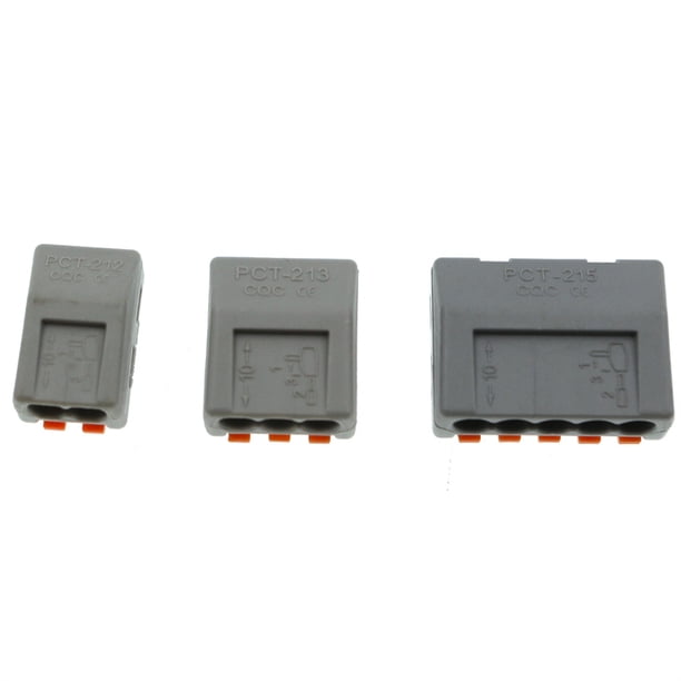 Matsuzay Conector de cable Componentes de terminal de crimpado de conexión rápida Reemplazo de piezas Decoración del hogar