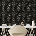 thumbnail image 2 of Ambesonne Astrology Peel & Stick Wallpaper for Home, Moon Phases Stars Plot, 13"x100", Dark Grey Eggshell, 2 of 5