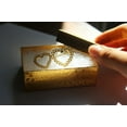 thumbnail image 2 of 10K Solid Yellow Gold Heart Frame Ring, 2 of 4