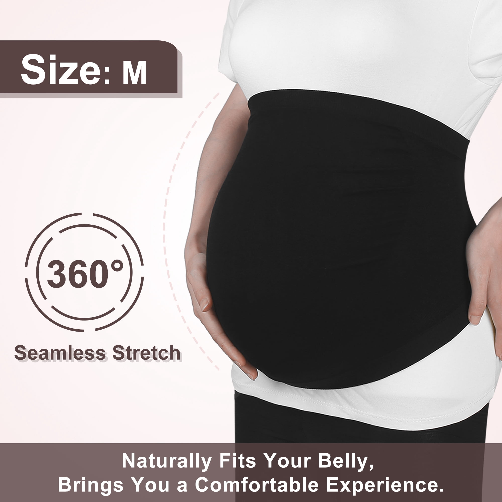 Unique Bargains 2 Pcs Women Maternity Support Belly Bands Strap