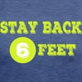 thumbnail image 3 of CafePress - Stay Back 6 Feet (Neon/Blkbg) T Shirt - Womens Tri-blend T-Shirt, 3 of 5