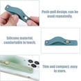 thumbnail image 3 of 8 Pcs Phone Grip Straps, Self Adhesive Phone Loop Finger Holder, Silicone Portable Phone Stand (Universal), 3 of 7