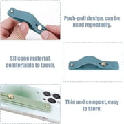 8 Pcs Phone Grip Straps, Self Adhesive Phone Loop Finger Holder, Silicone Portable Phone Stand (Universal)