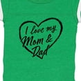 thumbnail image 4 of Inktastic I Love My Mom and Dad in Black Chalk Heart Boys or Girls Baby Bodysuit, 4 of 5