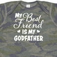 thumbnail image 4 of Inktastic My Best Friend is My Godfather with Hearts Boys or Girls Baby Bodysuit, 4 of 5