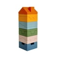 thumbnail image 2 of ChicYu Cognition Soft Building Blocks House Shape Relief Educational Stacking Toy Early Learning Toy Safe for Babies Hand-Eye Coordination and Stacking Skills, 2 of 6
