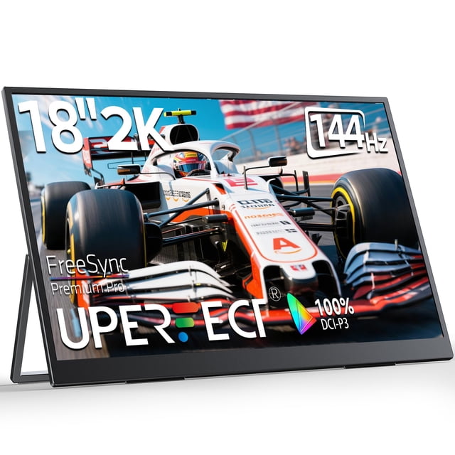 Monitor portátil UPERFECT 18 pulgadas 2K 144 Hz 100% DCI-P3 500 Nits