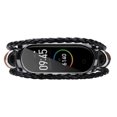 thumbnail image 2 of For Xiaomi Mi Band 4 Replacement Leather Beading Bracelet Strap Weave Braided Skin Friendly and Comfortable Material Contracted Design Style Suitable for Daily Wear Matches Various, 2 of 2