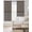 Brown, variant on Boho Brown Flower Blackout Curtains 45 Inches Long, Kitchen Black Out Window Treatments, Abstract Bohemia Pesley Floral Thermal Insulated Lined Drapes for Small Window with Grommet 42"x45"