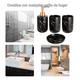 thumbnail image 5 of Juego De Accesorios Para Baño Con Diseño Mármol Elegante Negro Dorado, 5 of 5