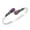 Amethyst, variant on 925 Silver Plated Natural Amethyst Cuff Bracelet for Women - Purple Stone February Birthstone Adjustable Open Bangle Handmade Jewelry - Gift for Wedding Anniversary