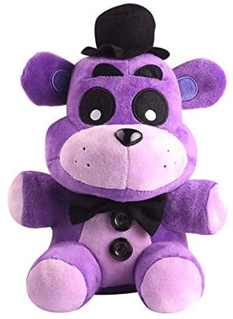 FNAF Sanshee Plushie Five Nights at Freddy's Toy 6.5" Plush Black Bear Soft Doll 