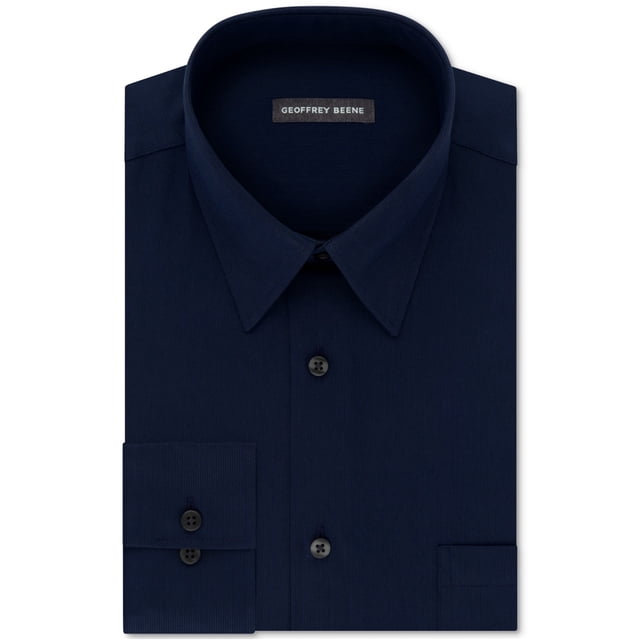 Geoffrey Beene - Camisa de vestir con botones Bedford para hombre rivierablue 14.5