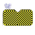 thumbnail image 1 of XMXY Car Sun Shade Windshield, Yellow Stripes Automotive Front Window Sun Visor for Cars SUV Trucks, Small Size, 1 of 8