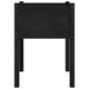 thumbnail image 5 of Jardinera VidaXL de madera maciza negra de pino 50 x 50 x 70 cm, 5 of 9