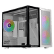 thumbnail image 1 of Gabinete Gamer DXTGAMING Titan T7 Micro Torre Micro ATX 3 FAN USB-C Cristal Templado ARGB Metalico plateado, 1 of 6
