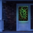 thumbnail image 5 of Halloween Fluorescent Window Banner 31.5 x 47.2 Inches Glow in Dark Window Cover with Skull Pumpkin Design Hanging Scary Decor for Home, 5 of 6