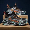 thumbnail image 6 of Perfect-Men's Lace-up Graffiti Trendy Blade Type Sneakers - Breathable - Running Shoes  And Shock-absorbing, 6 of 9