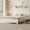 White/2, variant on Mirightone King Size Platform Bed Frame with Headboard and Footboard, Retro Wood Bed, No Box Spring Needed, White