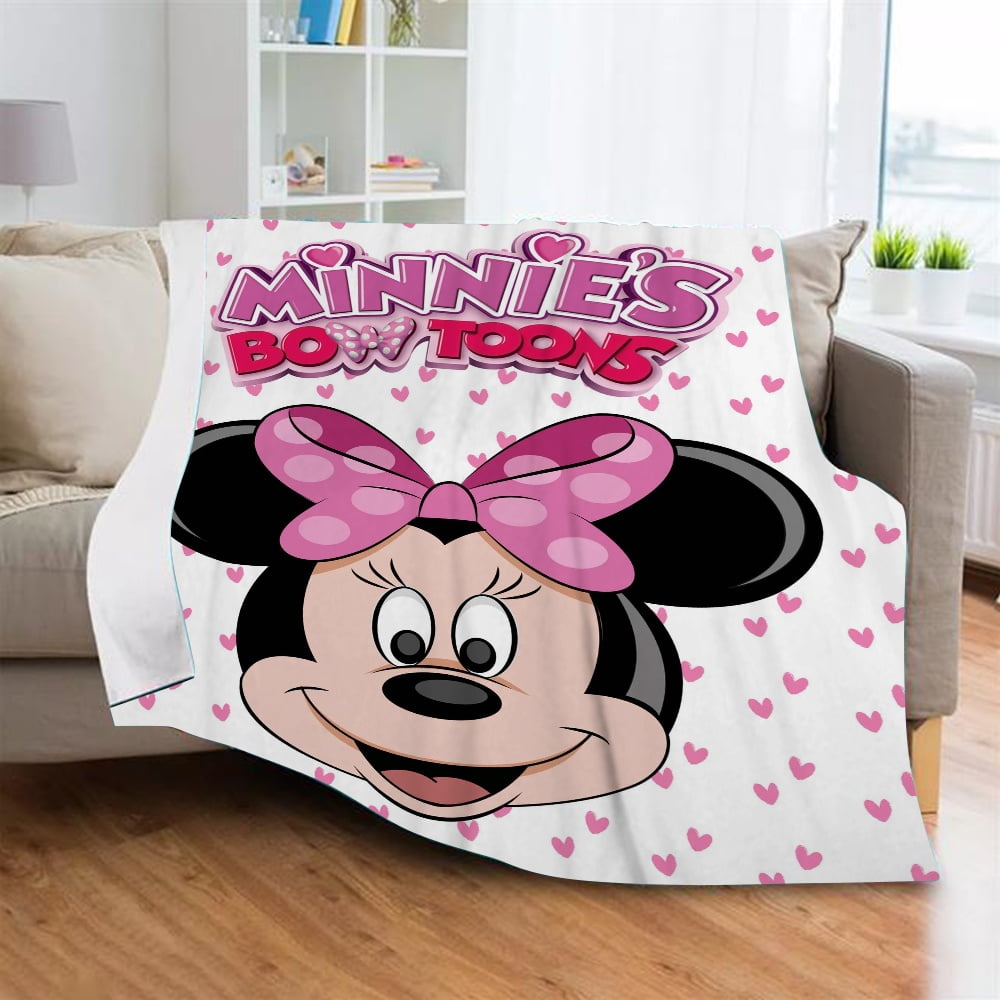 Mickey Mouse Throw Blanket Classic Travel Blanket Super Soft for Kid/Adults  Birthday Blanket Gifts (51x59/130x150cm) 