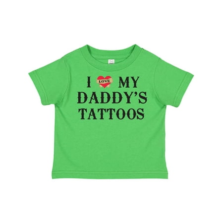 

Inktastic I Love My Daddy s Tattoos Gift Toddler Boy or Toddler Girl T-Shirt