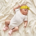 thumbnail image 5 of Wukai Yellow Glitter Print Baby Bow Headband for Newborn Infant Baby Toddler Girls, 5 of 5