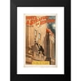 thumbnail image 2 of Strobridge and Co. Lith. 11x14 Black Modern Framed Museum Art Print Titled - Hoyt's a Stranger in New York (1897), 2 of 5