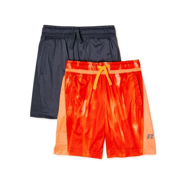 Russell Boys’ Printed and Solid Shorts, 2-Pack, Sizes 4-18 - Walmart.com