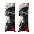 thumbnail image 1 of Fotbe Red Black Ink Style Bald Eagle Funda para Almohada Corporal con Diseño, Funda de Microfibra Ultrasuave de 20x54 Pulgadas, Ropa de Cama Elegante, 1 of 7