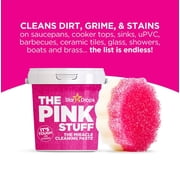 (Pack of 2) The Pink Stuff Miracle Cleaning Kit Paste with Dual-Sided Sponge and Scrubber