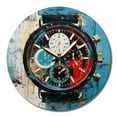 thumbnail image 4 of Designart "Temporal Fusion of a Watch" Fashion Oversized Wall Clock, 4 of 5