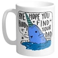 thumbnail image 1 of Narwhal Bye Buddy Coffee Mug 11oz White, 1 of 1