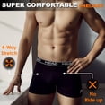 thumbnail image 2 of HEAD Men's Breathable Polyester Boxer Brief, Multicolor (6 Pack), 2 of 7