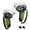 Black & Green, variant on AGOISET Upgraded Controller Grips for Meta Quest 2 VR Oculus Touch Controllers Protector with Joystick Covers 1Pair