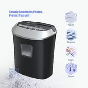 12-Sheet Cross-Cut Paper/Credit Card Shredder With 22L Wastebasket for School Office Home Use,Dodocool Professional Grade High Security