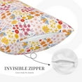thumbnail image 5 of Fotbe Colorful Floral Pillow Cases - Envelope Closure - Luxury, Extra Soft, Cooling Pillow Covers - Wrinkle, Fade, Stain Resistant-16"x24", 5 of 9