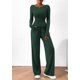 thumbnail image 3 of Conjunto de Dos Piezas para Dama PRETTYGARDEN Verde Oscuro Talla S, 3 of 8