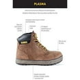 thumbnail image 2 of DeWALT Men's Plasma Steel Toe Work Boot Palm Crazy Horse (brown) - DXWP10007-PCH, 2 of 6